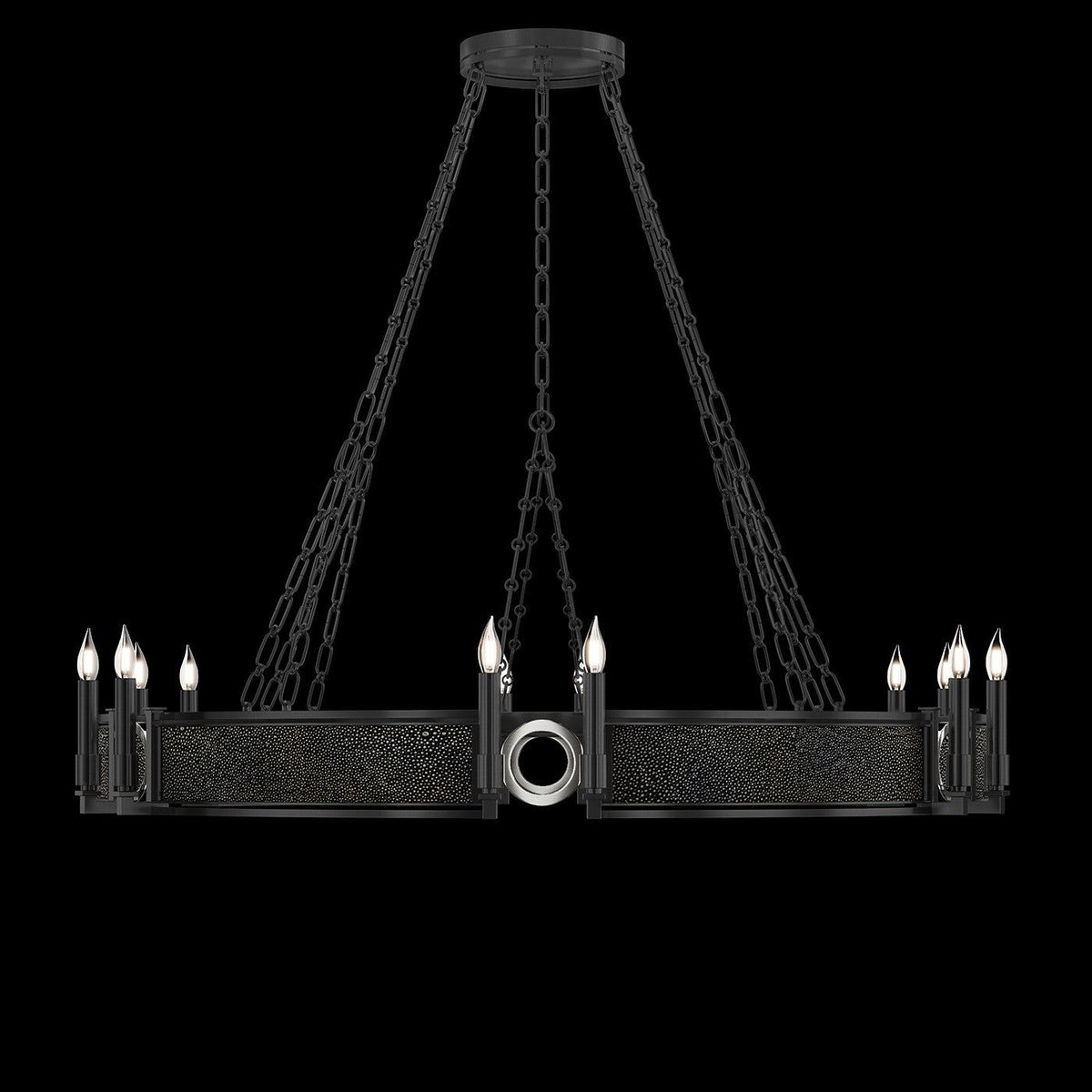 Fine Art - 100048-123 - 12 Light Chandelier - Mirage - Black