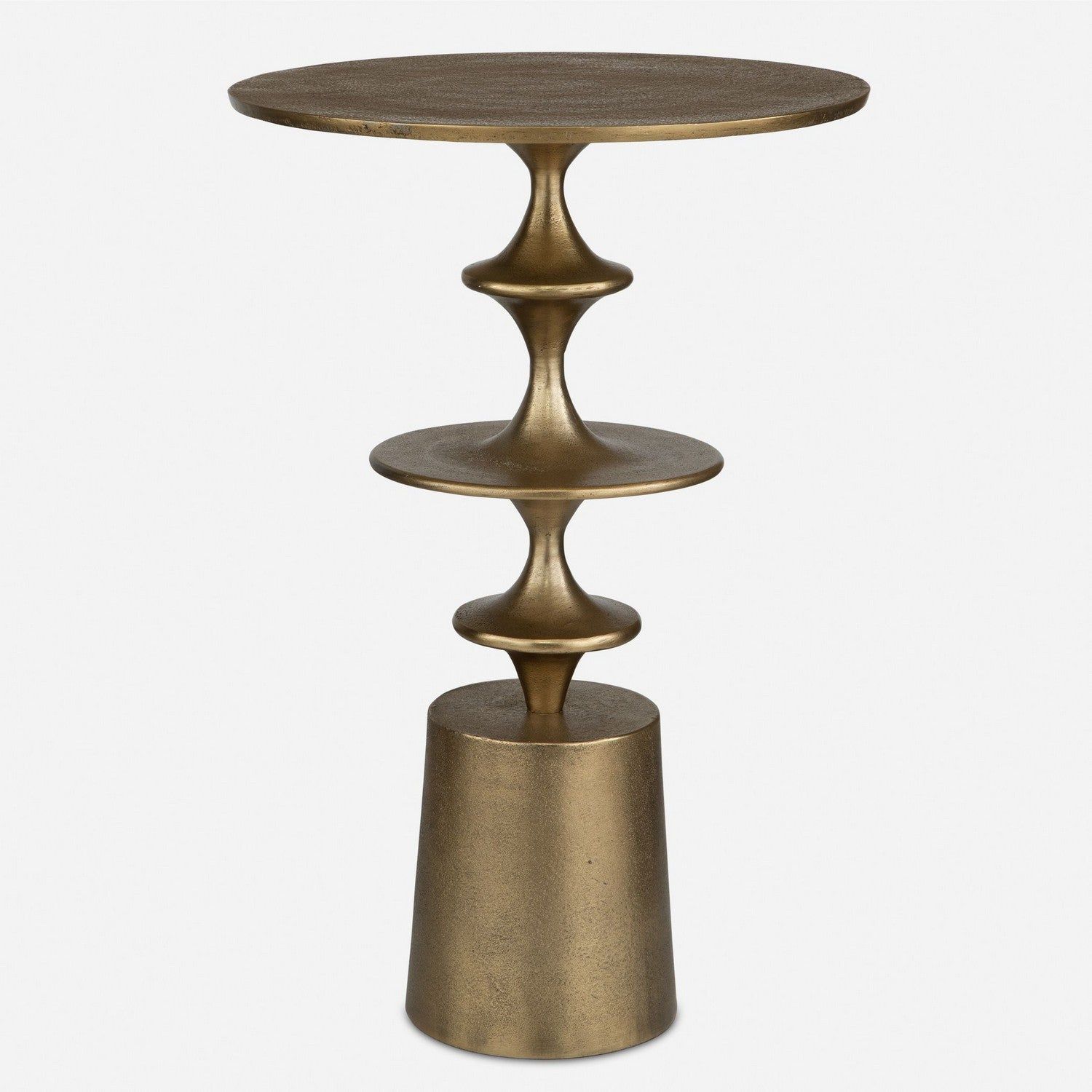 Uttermost - 24412 - Accent Table - Flight - Antique Brass