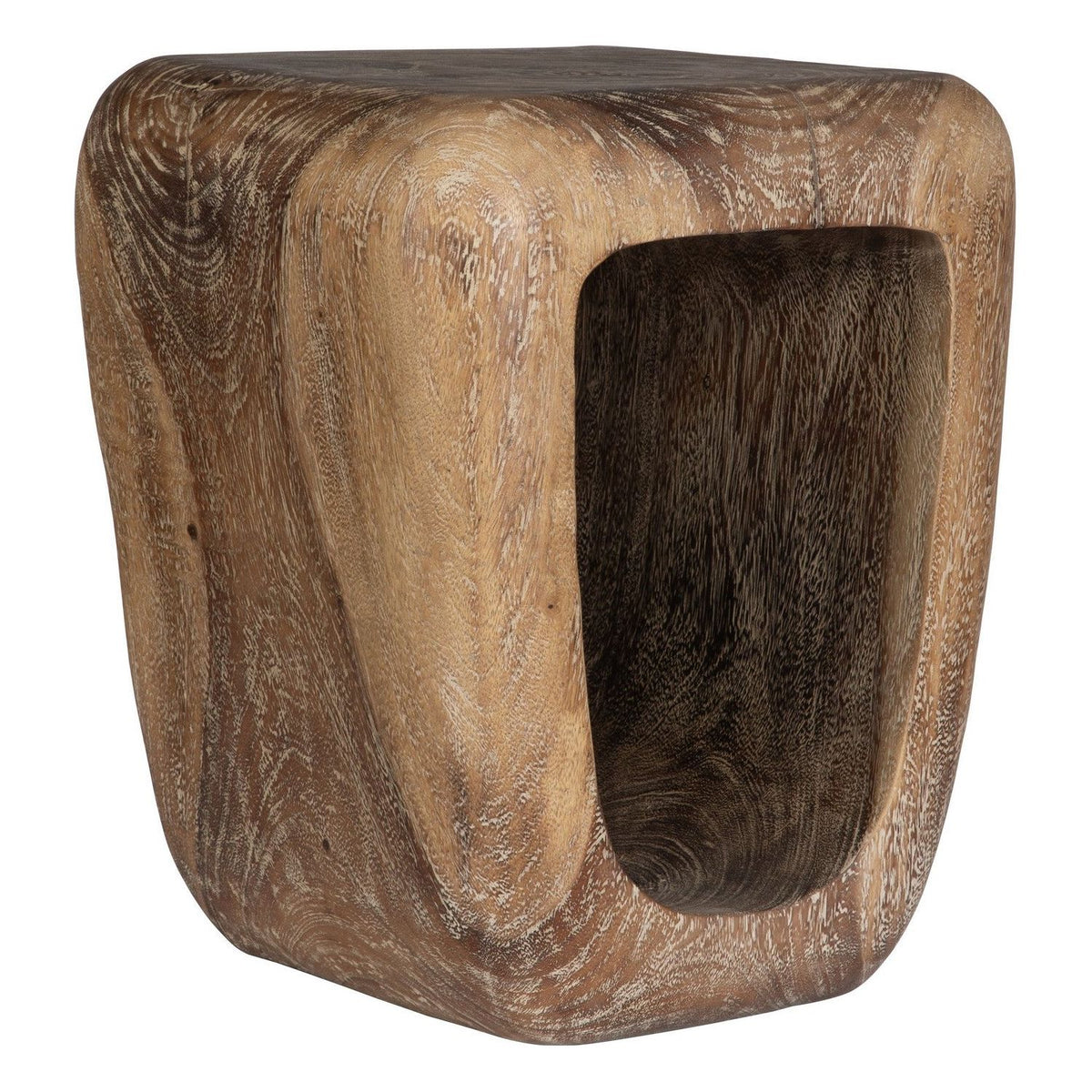 Uttermost - 24901 - Accent Stool - Loophole - Natural Wash