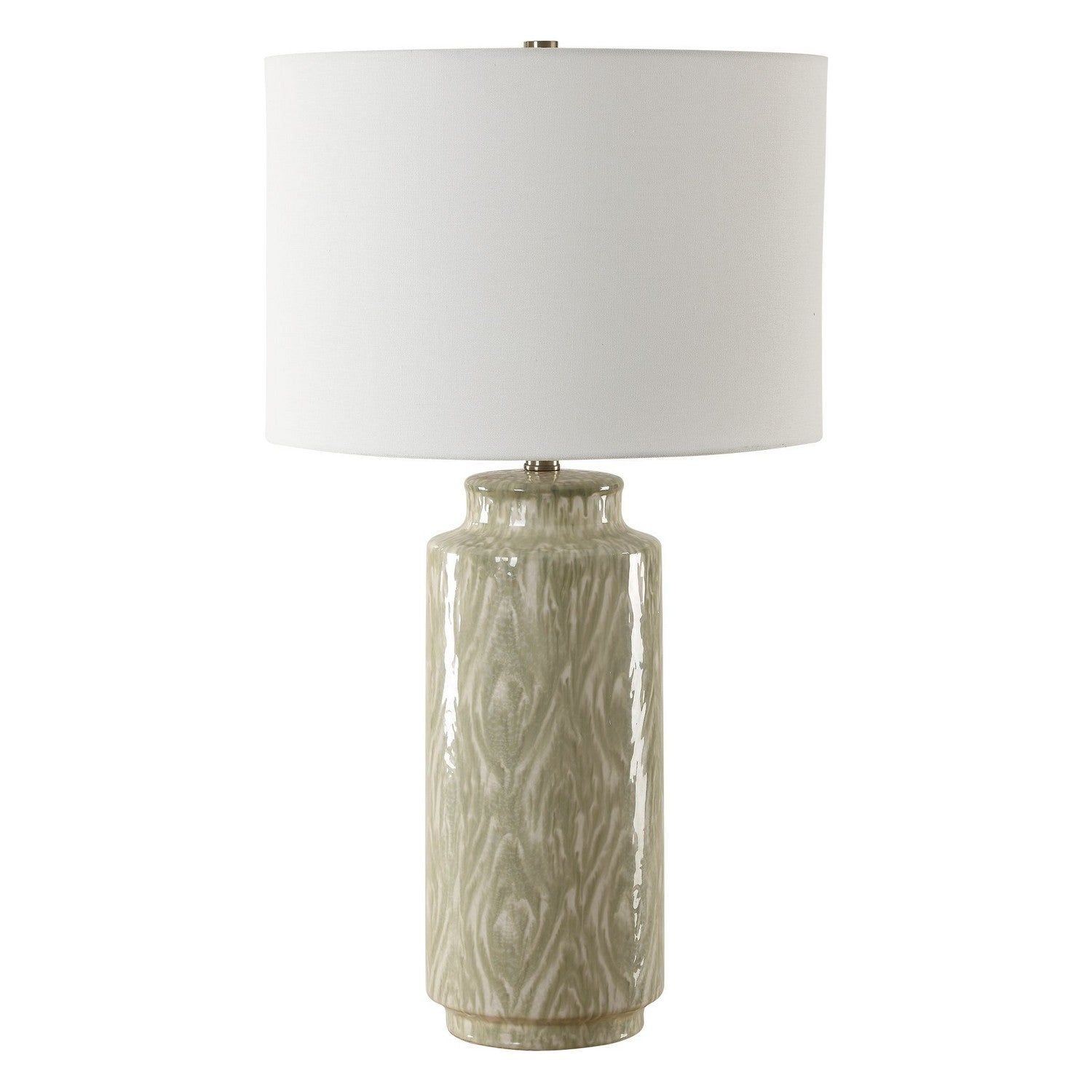 Uttermost - 30366-1 - One Light Table Lamp - Laurel - Organic Pattern In Soothing Cream And Sage