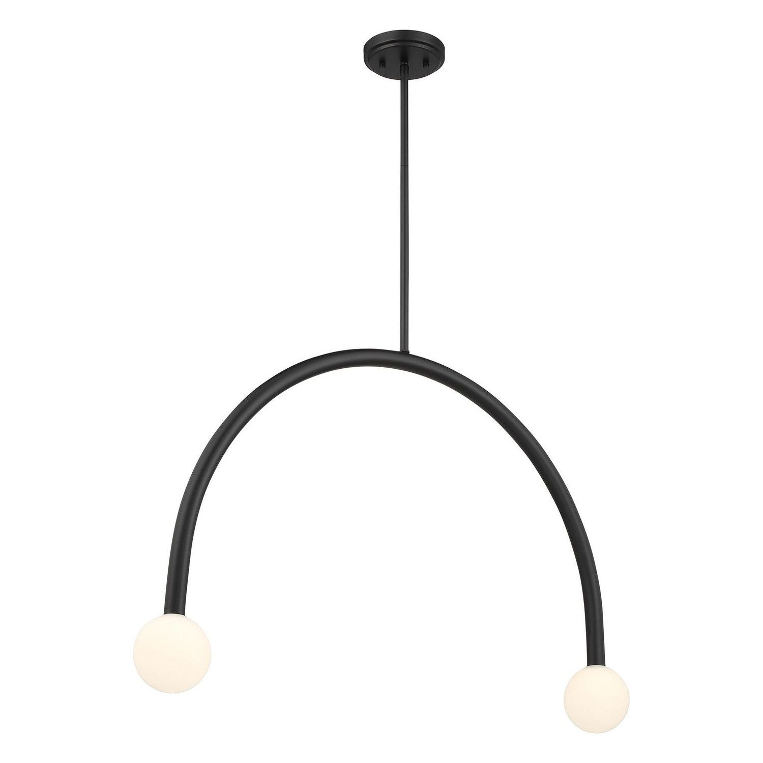 Meridian - M100132MBK - LED Chandelier - Matte Black