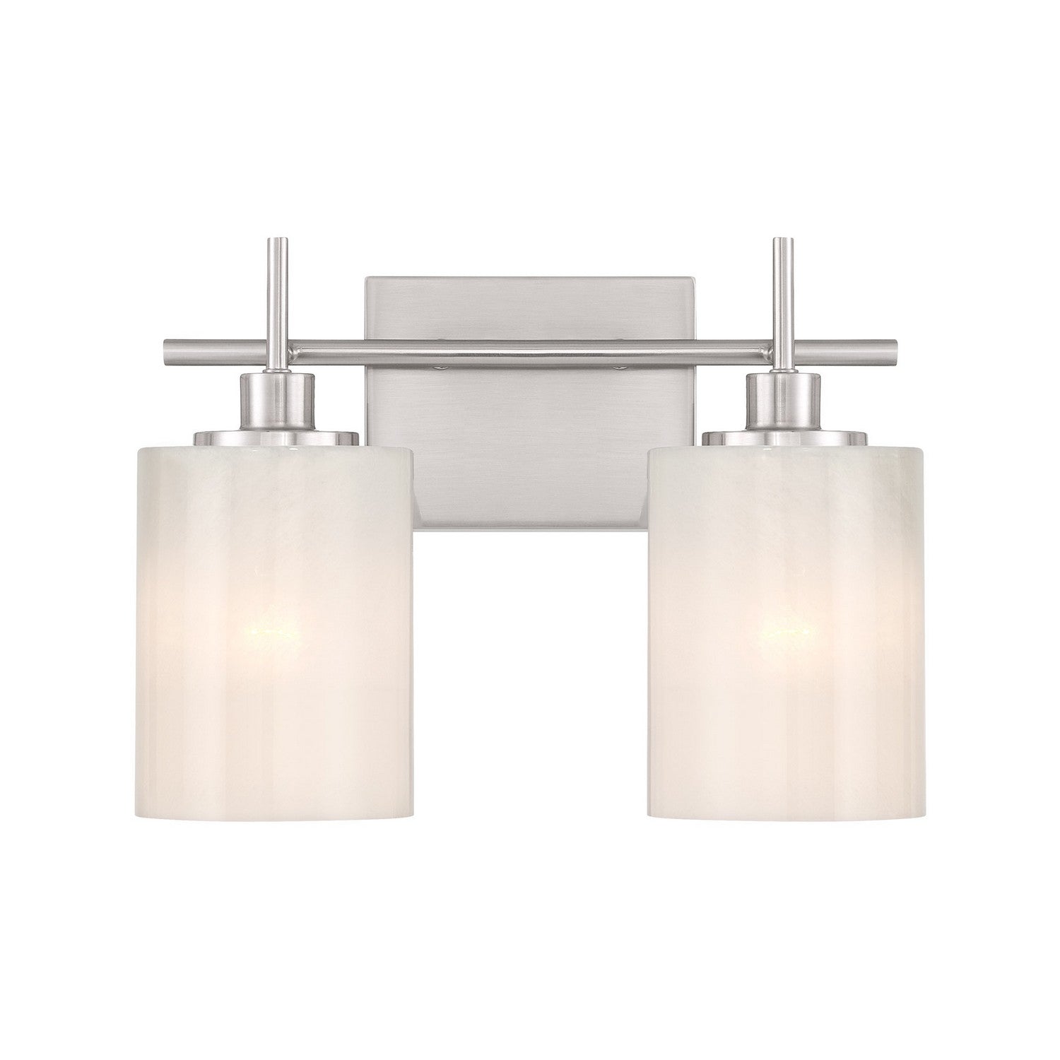 Meridian - M80083BN - Two Light Bathroom Vanity - Brushed Nickel