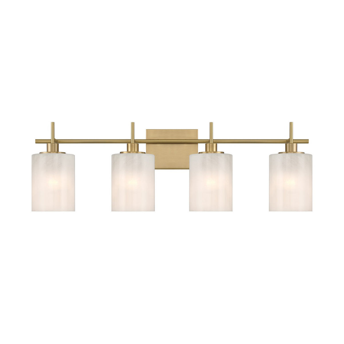 Meridian - M80085NB - Four Light Bathroom Vanity - Natural Brass