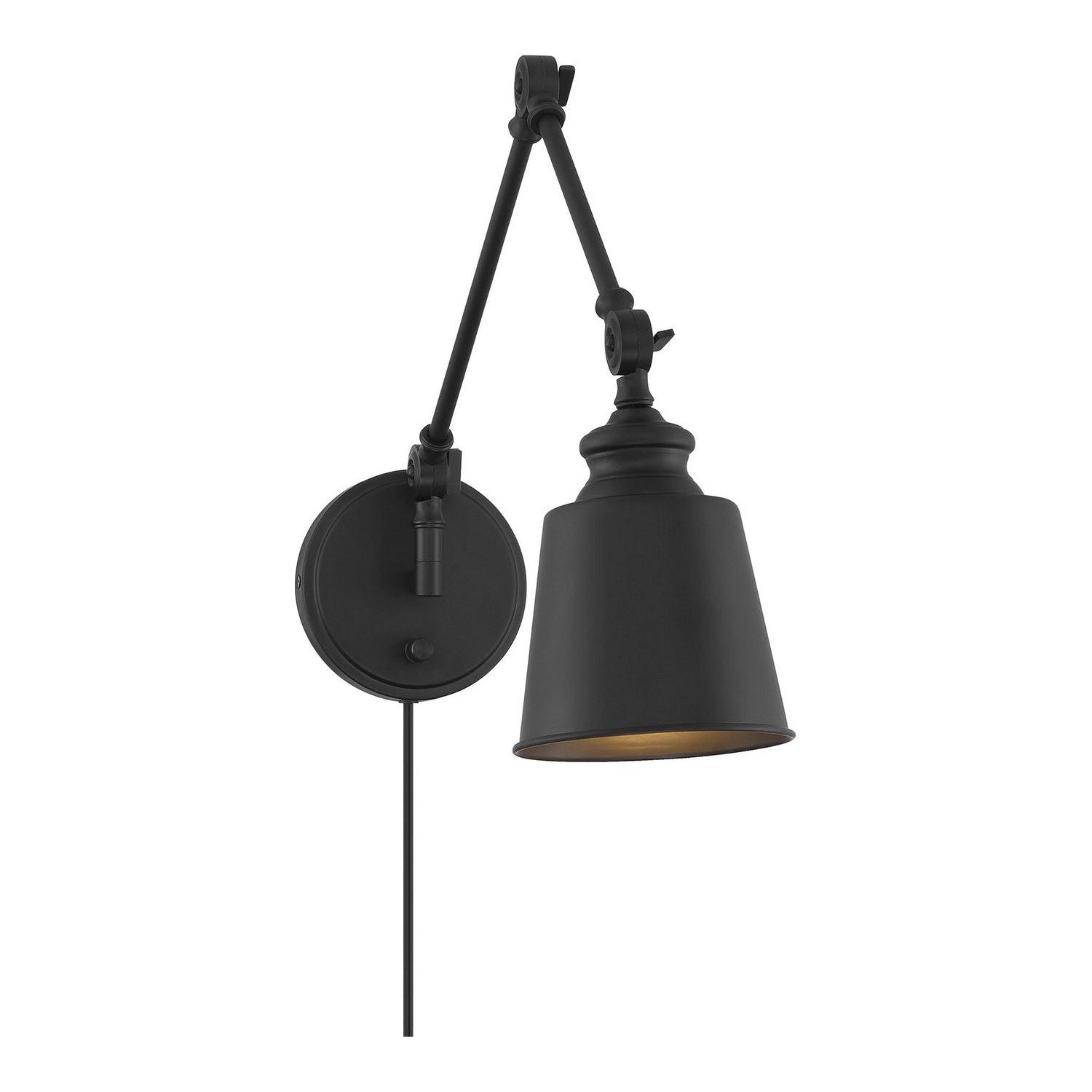 Meridian - M90089MBK - One Light Wall Sconce (Set of 2) - Matte Black