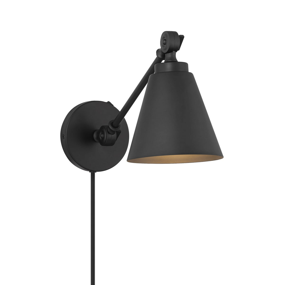 Meridian - M90108MBK - One Light Wall Sconce (Set of 2) - Matte Black