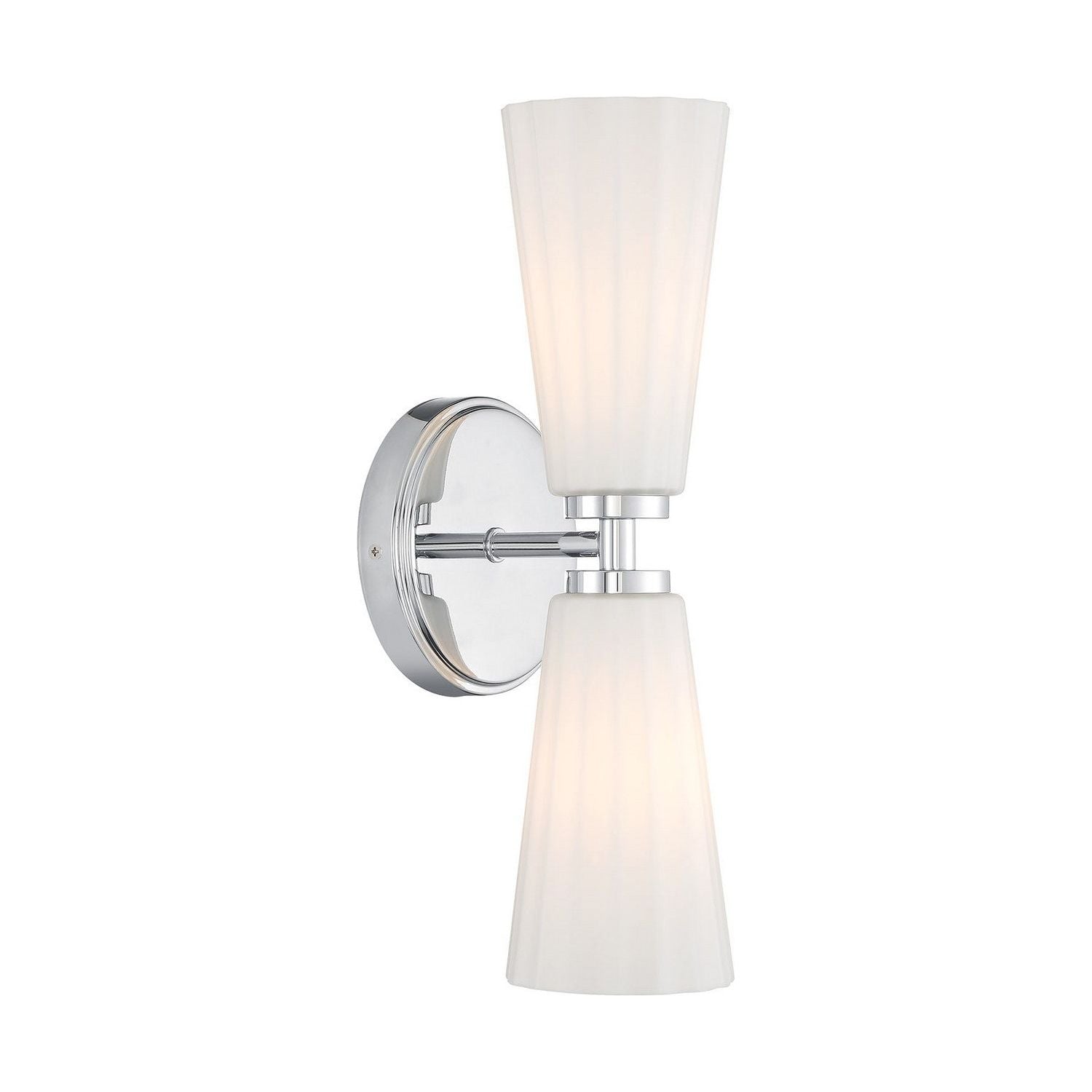 Meridian - M90109CH - Two Light Wall Sconce - Chrome