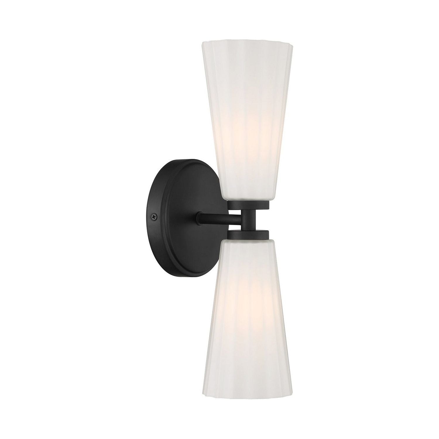 Meridian - M90109MBK - Two Light Wall Sconce - Matte Black