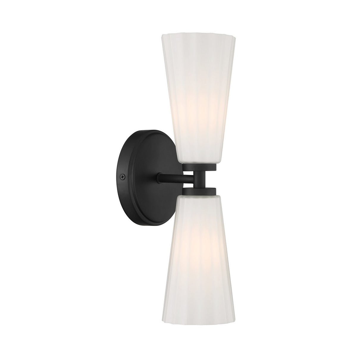 Meridian - M90109MBK - Two Light Wall Sconce - Matte Black