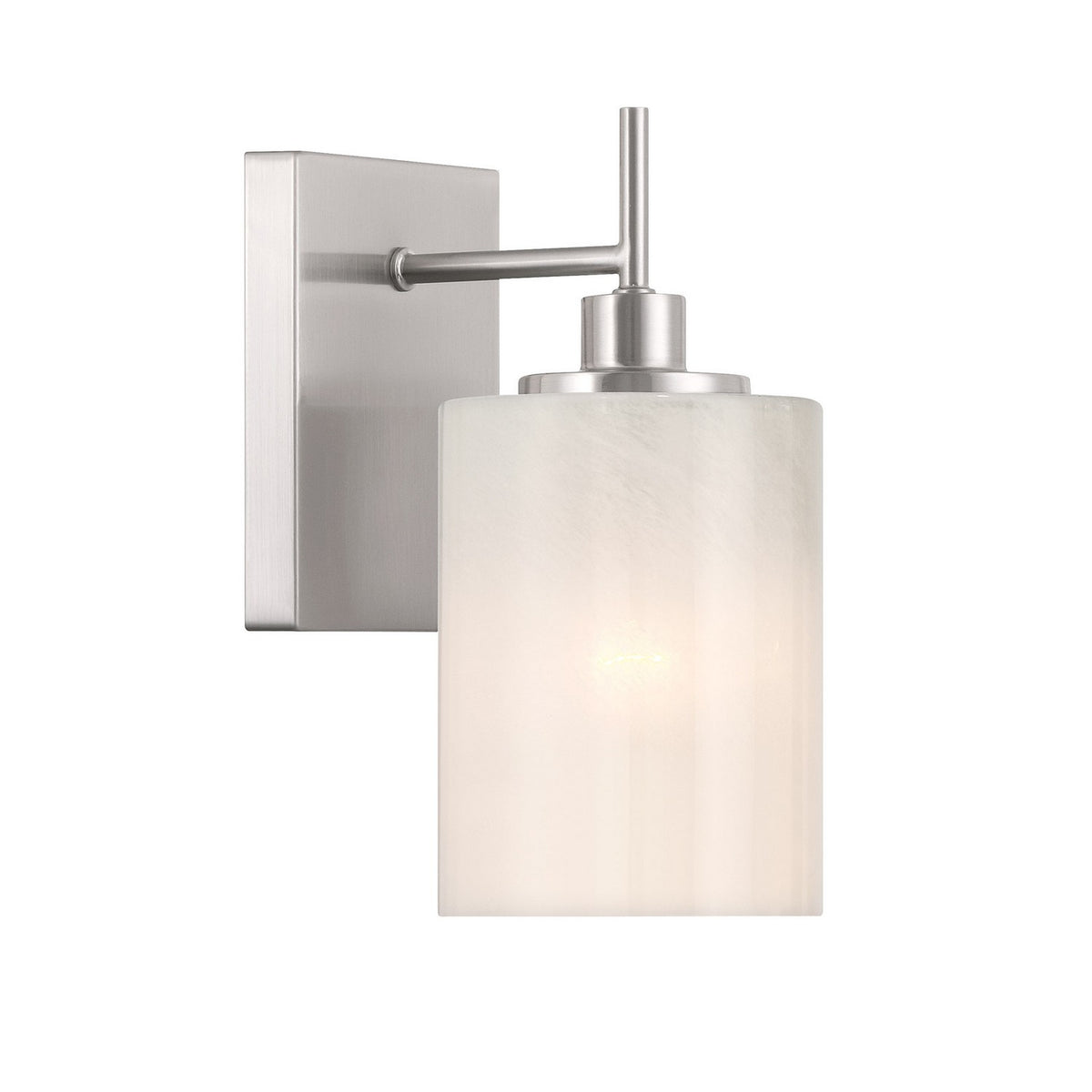 Meridian - M90116BN - One Light Wall Sconce - Brushed Nickel