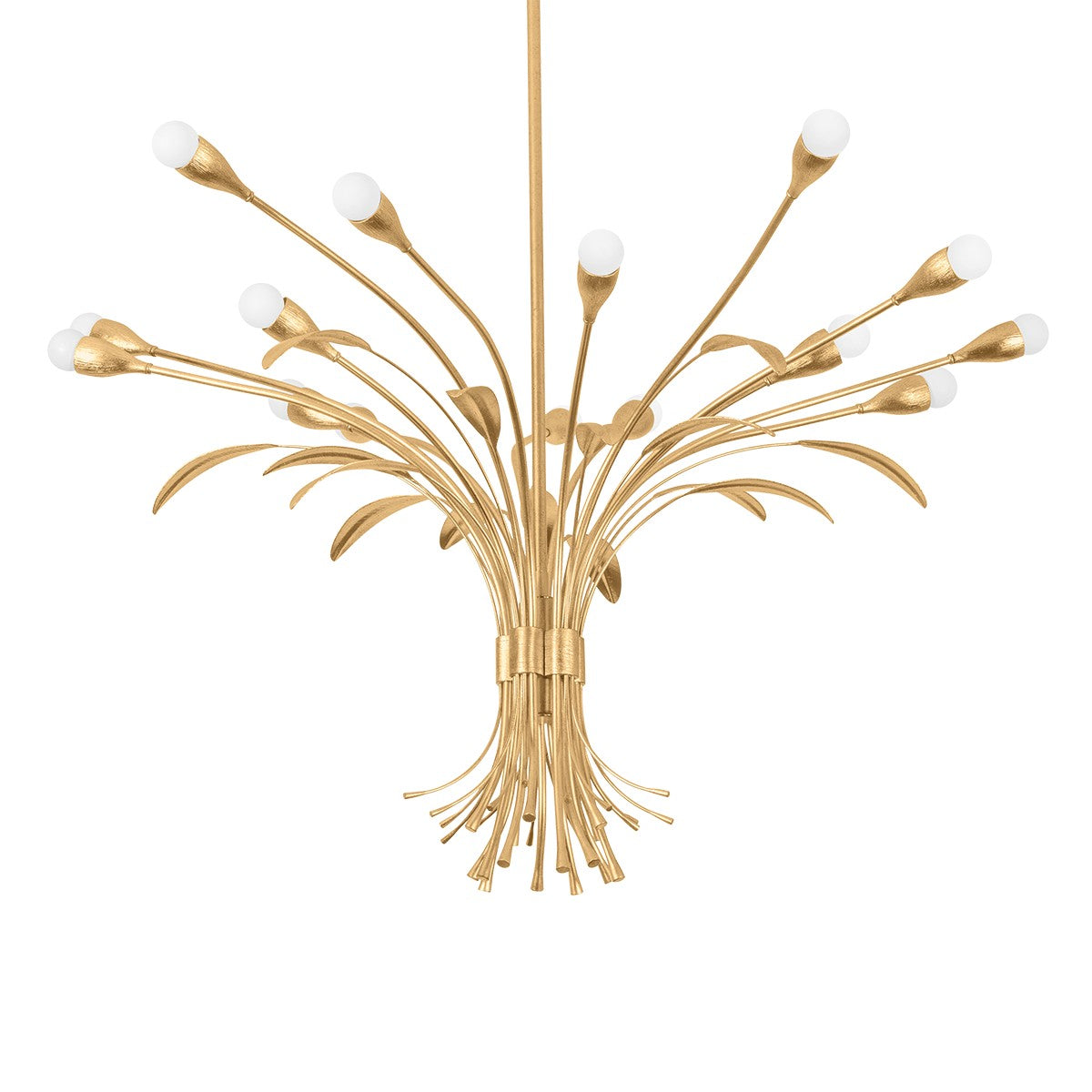 Hudson Valley - 1915-VGL - 15 Light Chandelier - Bilston - Vintage Gold Leaf