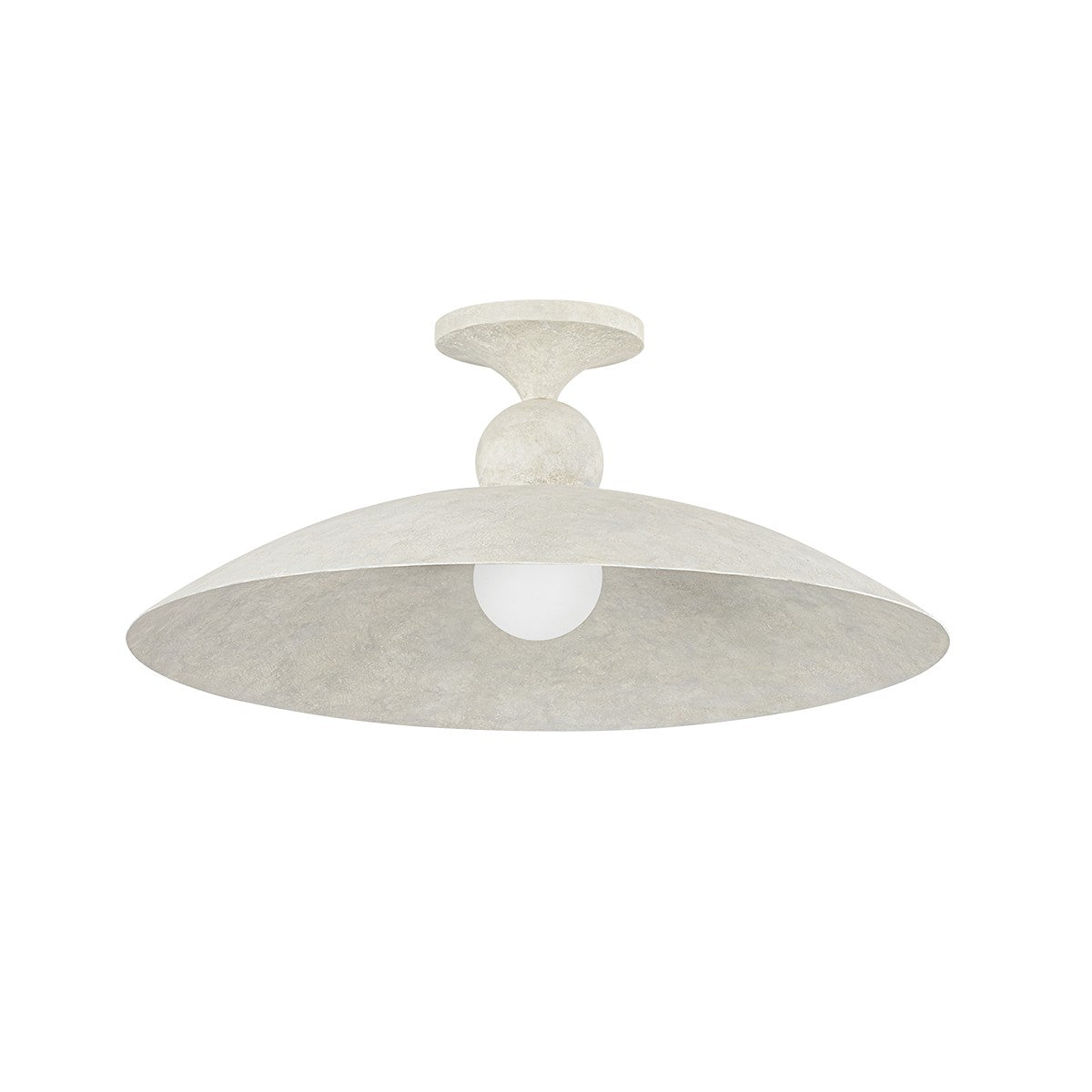 Hudson Valley - 4320-LWP - One Light Flush Mount - Teelin - Limewash Plaster