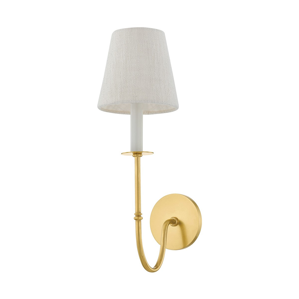 Hudson Valley - 6919-AGB - One Light Wall Sconce - Amina - Aged Brass