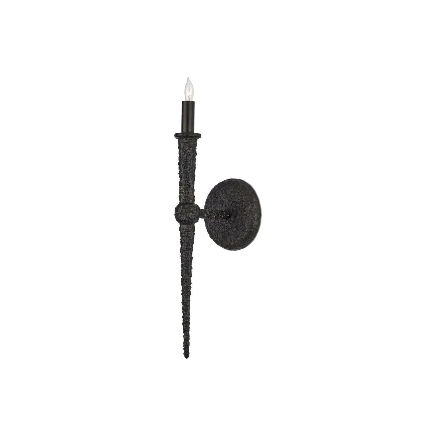 Currey and Company - 5000-0268 - One Light Wall Sconce - Blackthorn - Aged Bronze