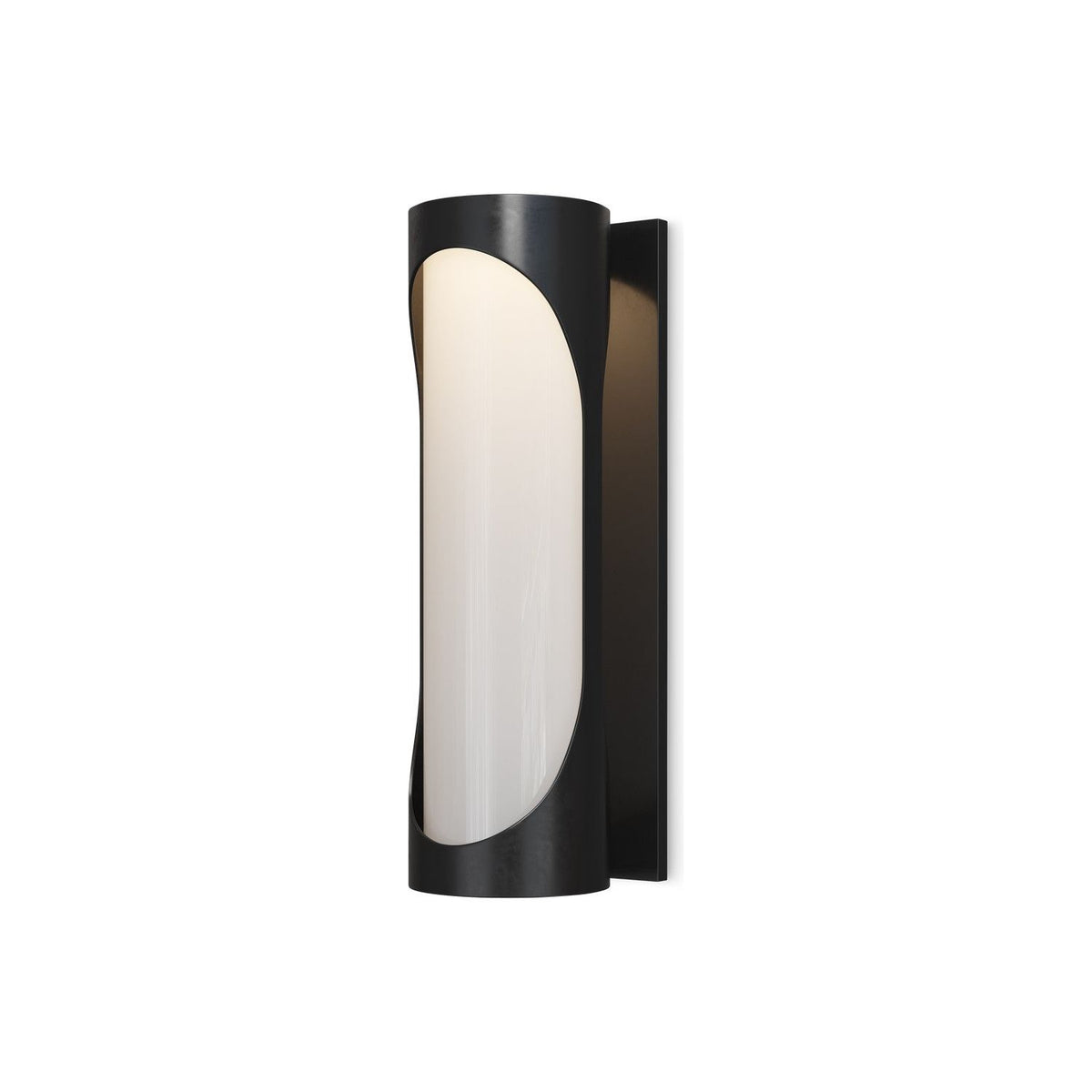 Currey and Company - 5500-0047 - LED Outdoor Wall Sconce - Swale - Black / White