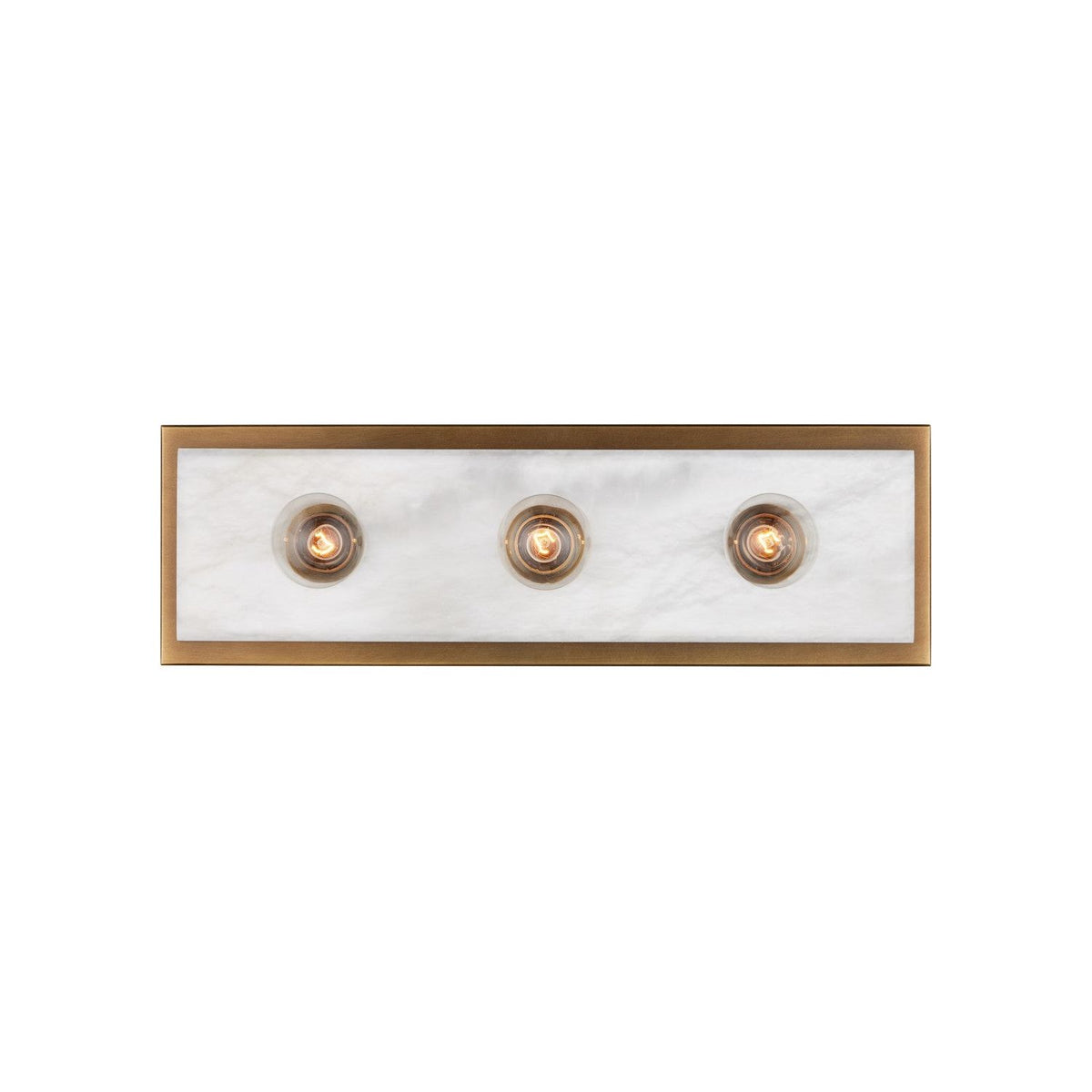 Currey and Company - 5800-0052 - Three Light Wall Sconce - Berdine - Natural / Antique Brass