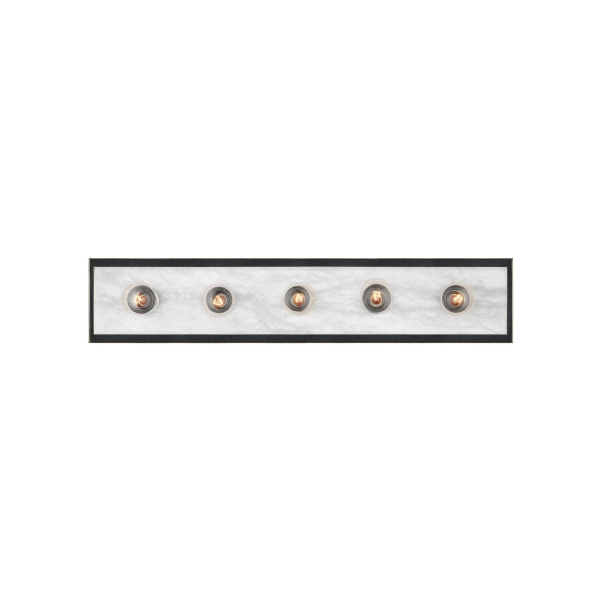 Currey and Company - 5800-0056 - Five Light Wall Sconce - Berdine - Natural / Oil Rubbed Bronze