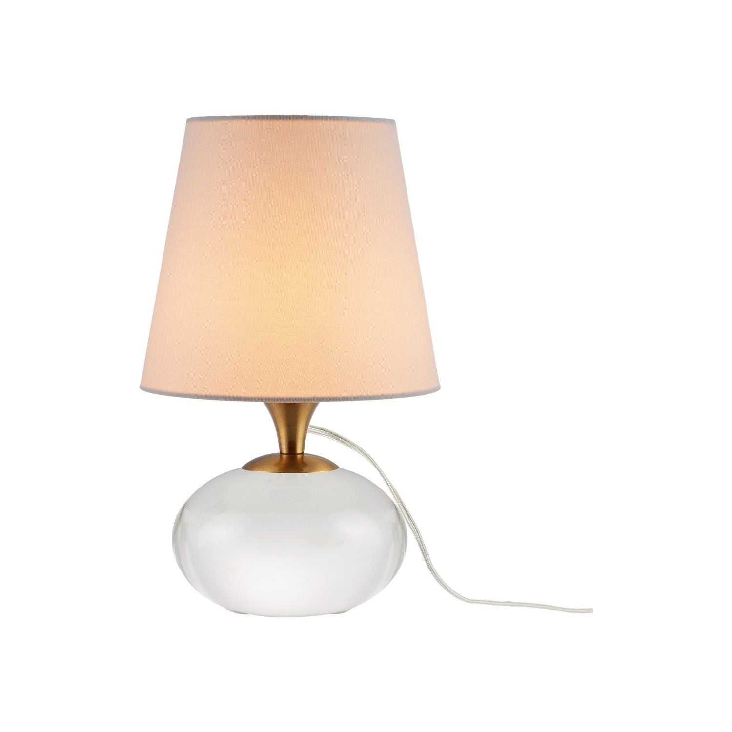 Currey and Company - 6000-0970 - One Light Table Lamp - Diantha - Clear / Antique Brass