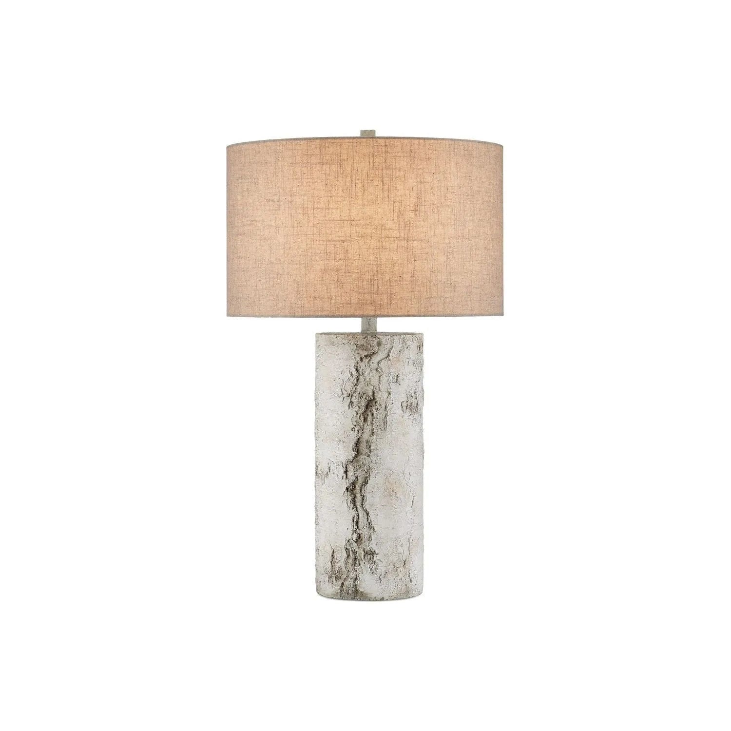 Currey and Company - 6000-0979 - One Light Table Lamp - Faux Birch - Birch White / Gray