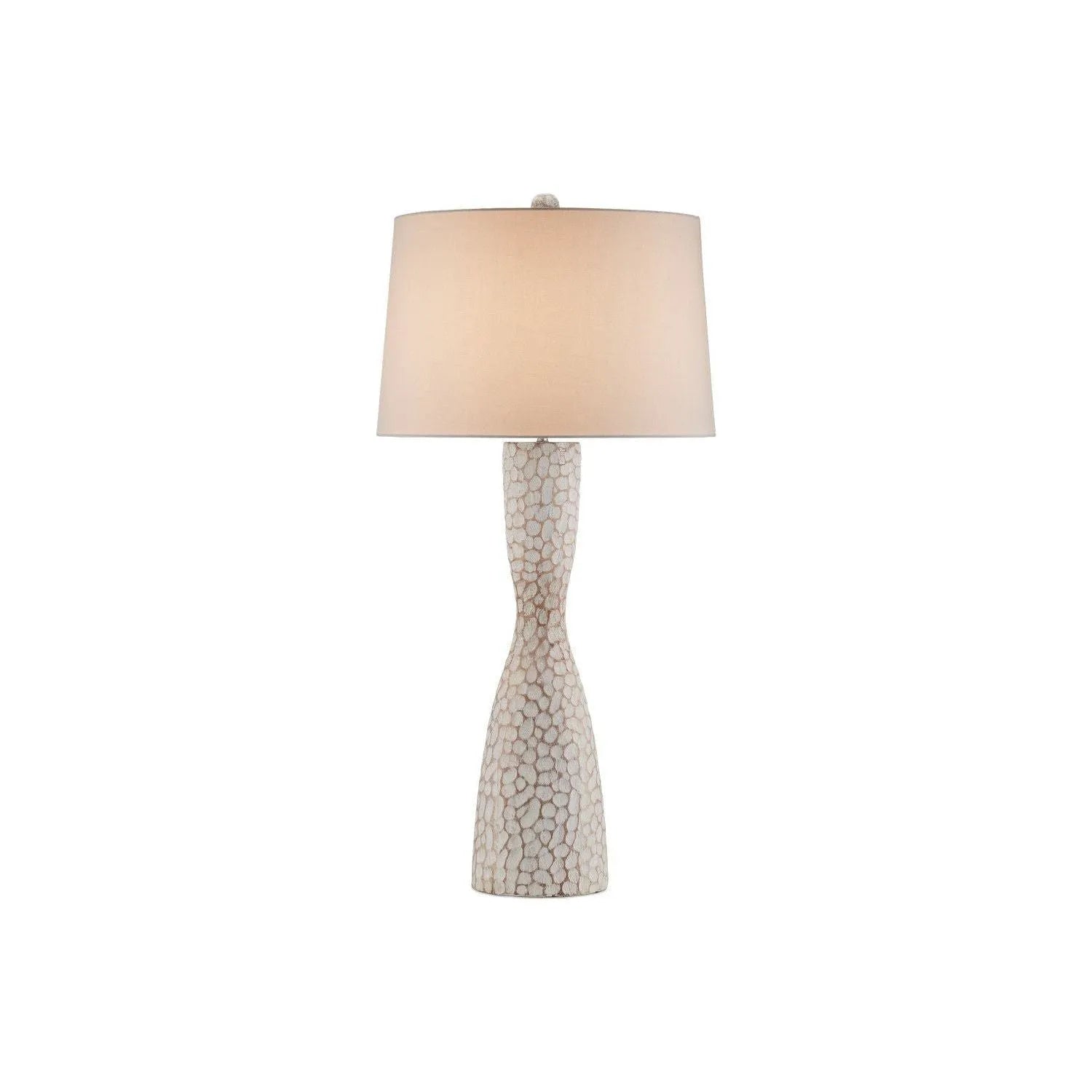 Currey and Company - 6000-0990 - One Light Table Lamp - Edwell - Whitewash