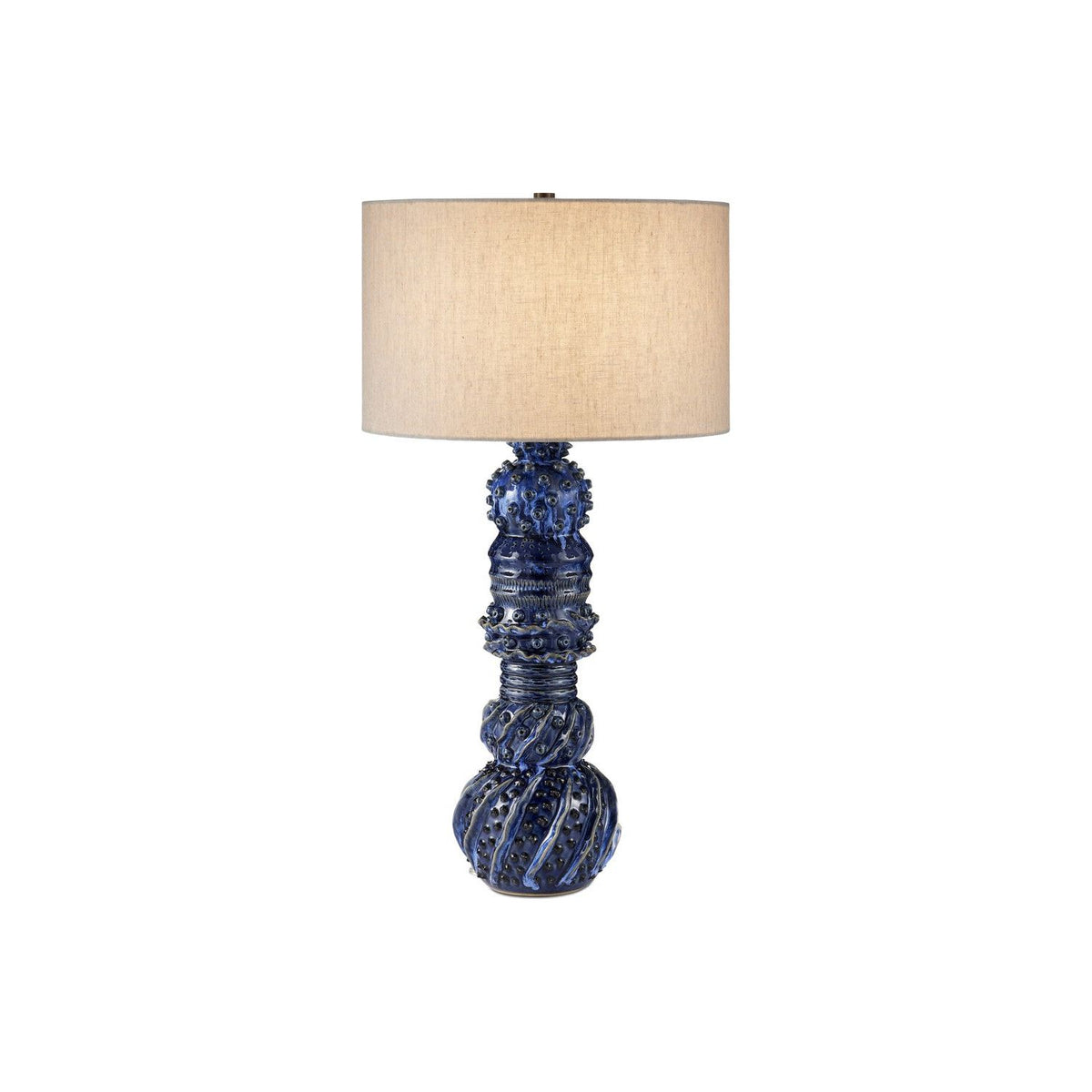 Currey and Company - 6000-0995 - One Light Table Lamp - Undersea - Dark Blue Reactive