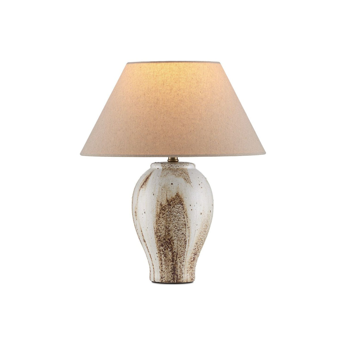 Currey and Company - 6000-1004 - One Light Table Lamp - Latte - Beige / Off-White