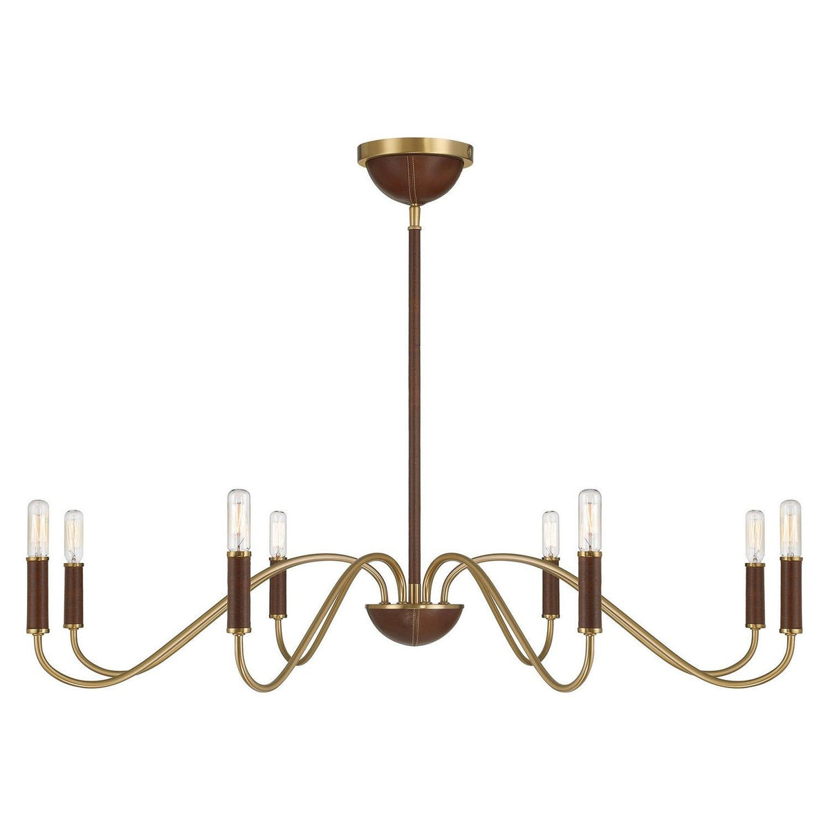 Savoy House - 1-2748-8-322 - Eight Light Chandelier - Abeline - Warm Brass