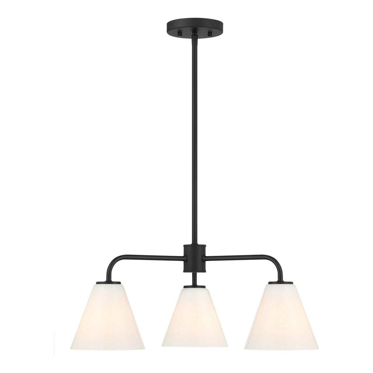 Savoy House - 1-4013-3-89 - Three Light Chandelier - Blair - Matte Black