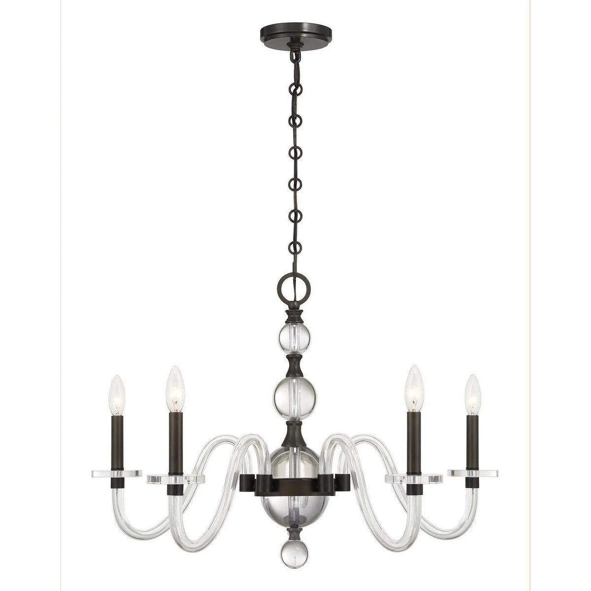 Savoy House - 1-4277-5-15 - Five Light Chandelier - Aragon - Mediterranean Bronze