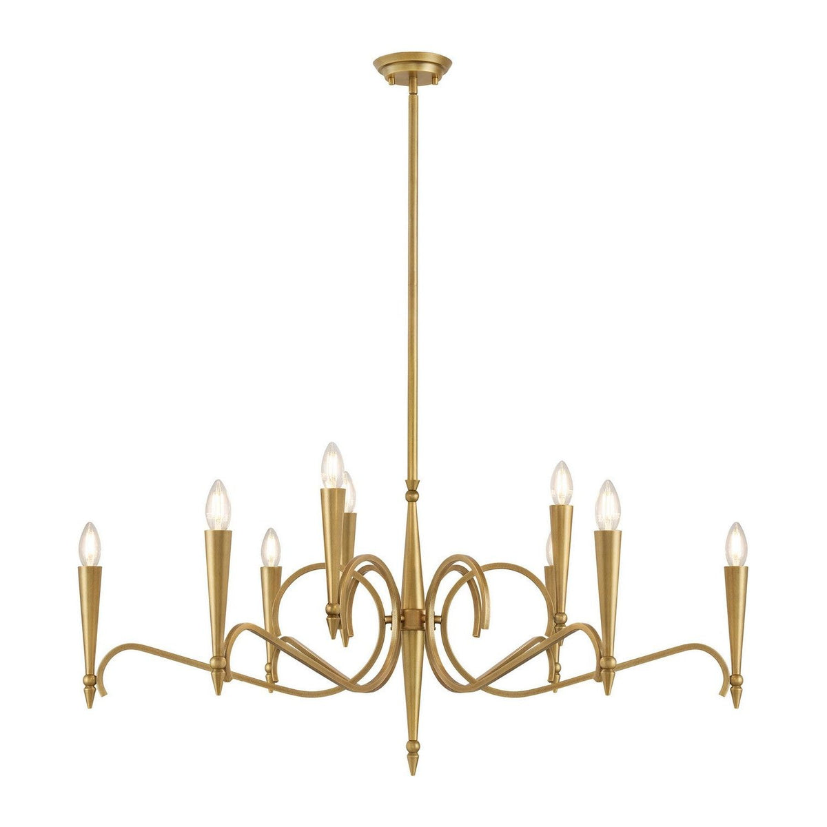 Savoy House - 1-9417-9-220 - Nine Light Chandelier - Tremont - Riviera Brass