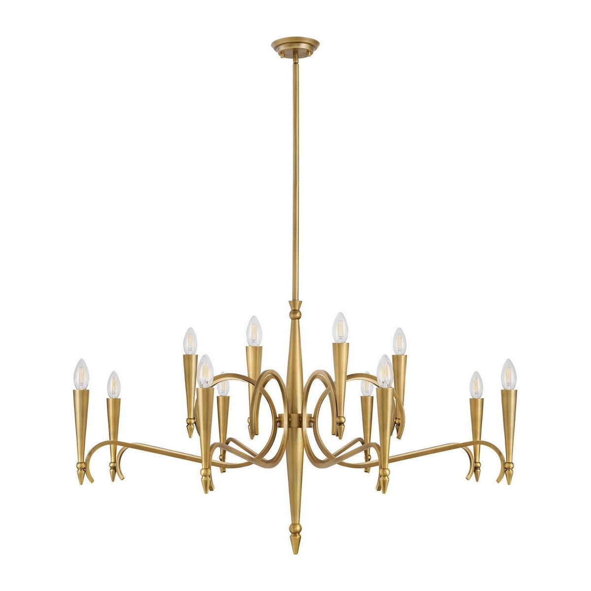 Savoy House - 1-9418-12-220 - 12 Light Chandelier - Tremont - Riviera Brass