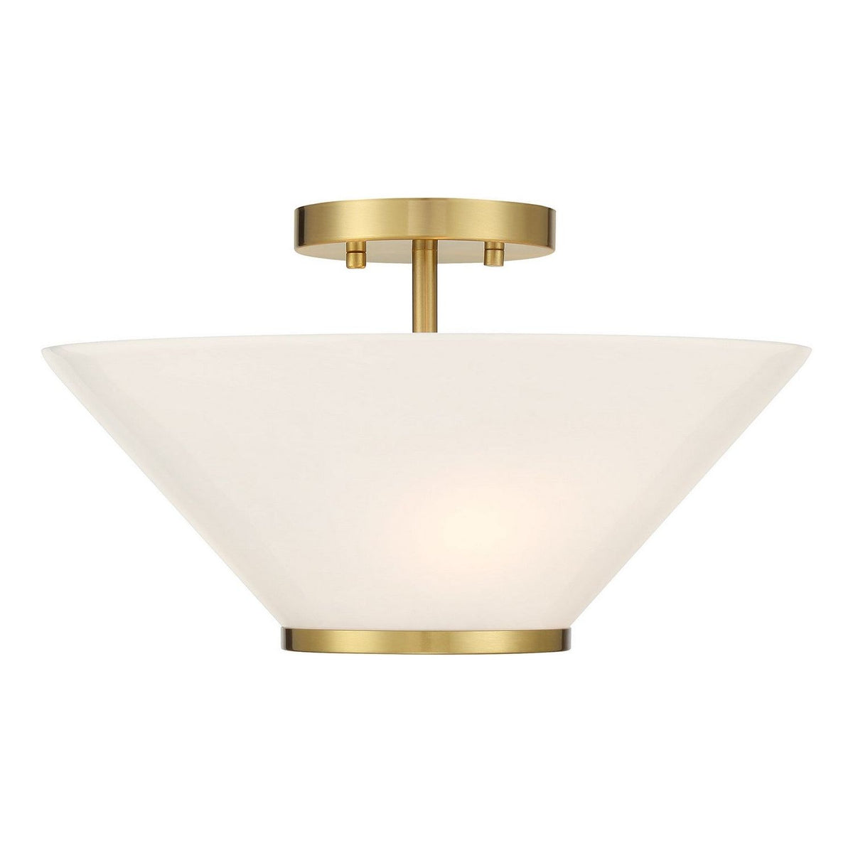 Savoy House - 6-4012-3-322 - Three Light Convertible Semi-Flush /Pendant - Blair - Warm Brass