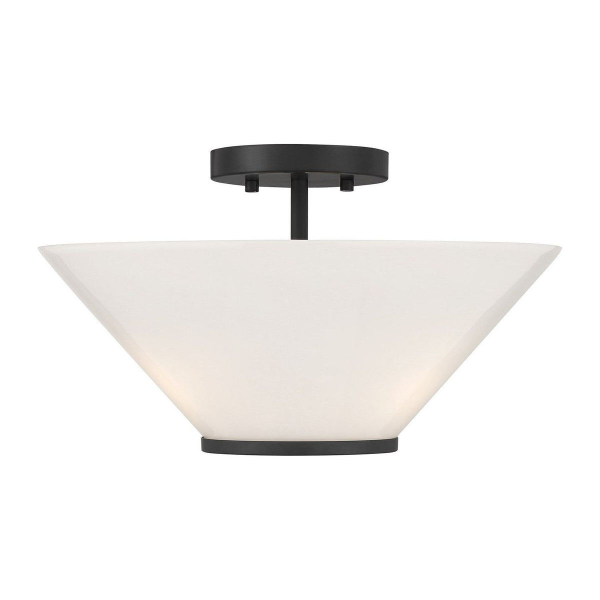 Savoy House - 6-4012-3-89 - Three Light Convertible Semi-Flush /Pendant - Blair - Matte Black