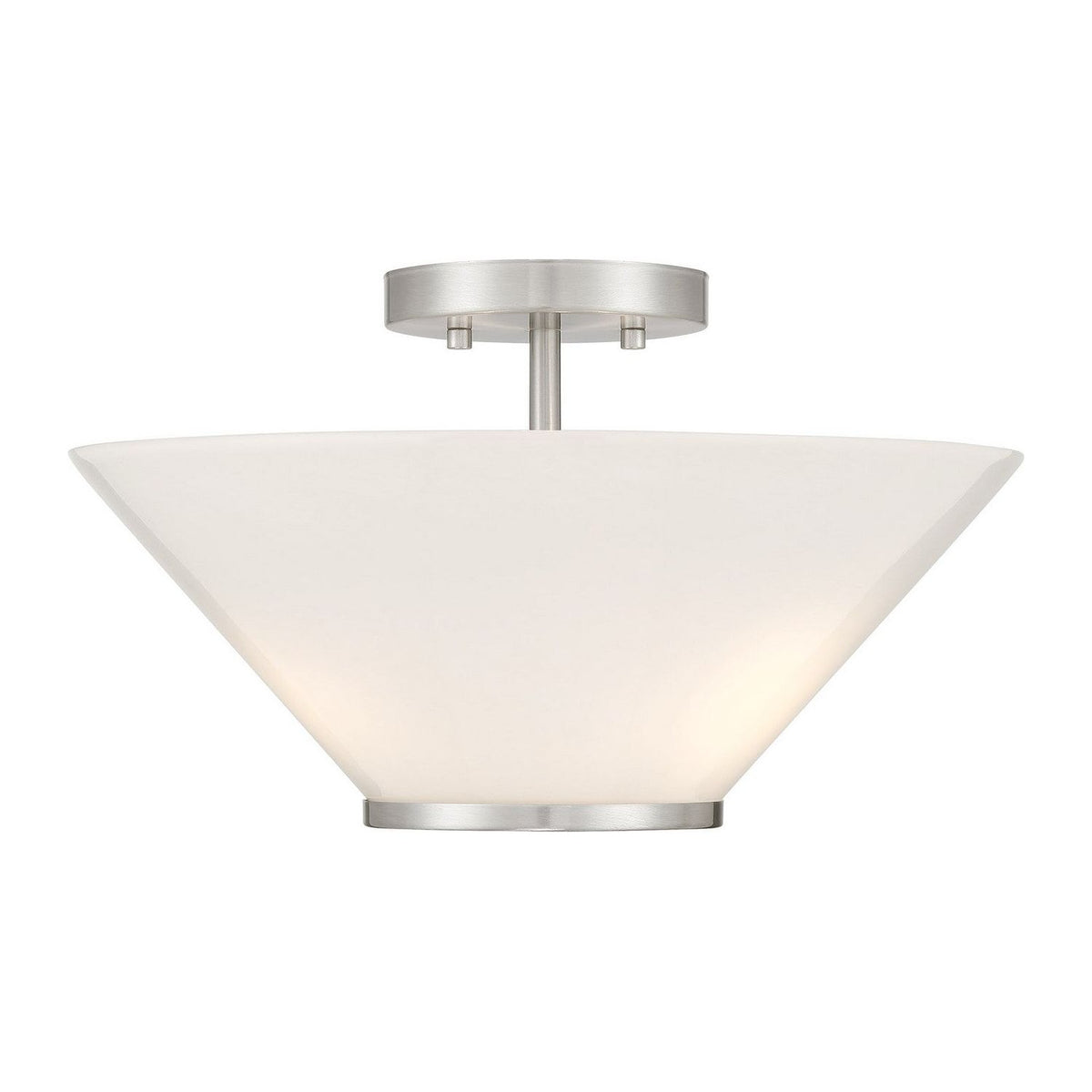 Savoy House - 6-4012-3-SN - Three Light Convertible Semi-Flush /Pendant - Blair - Satin Nickel