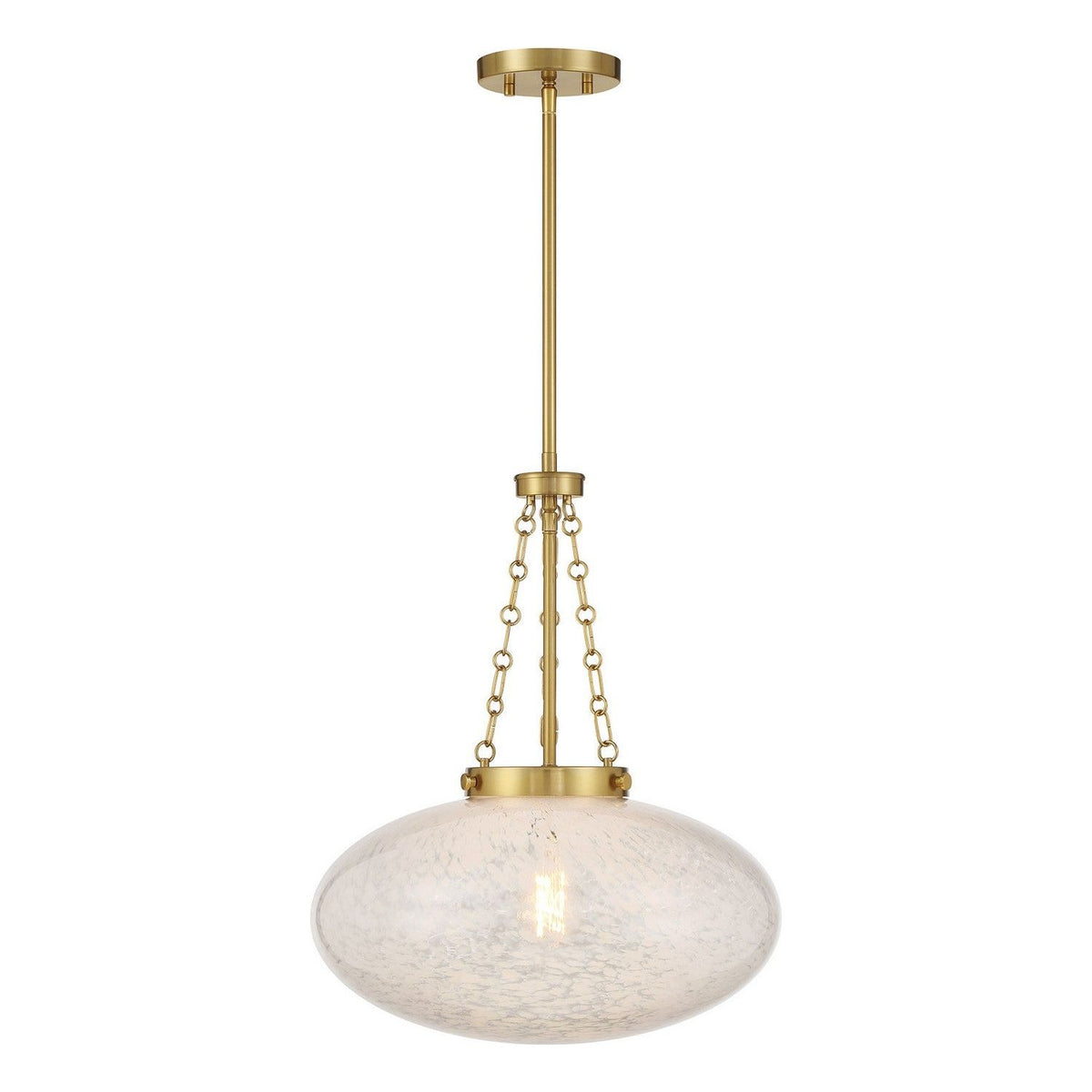 Savoy House - 7-1740-1-322 - One Light Pendant - Willow - Warm Brass