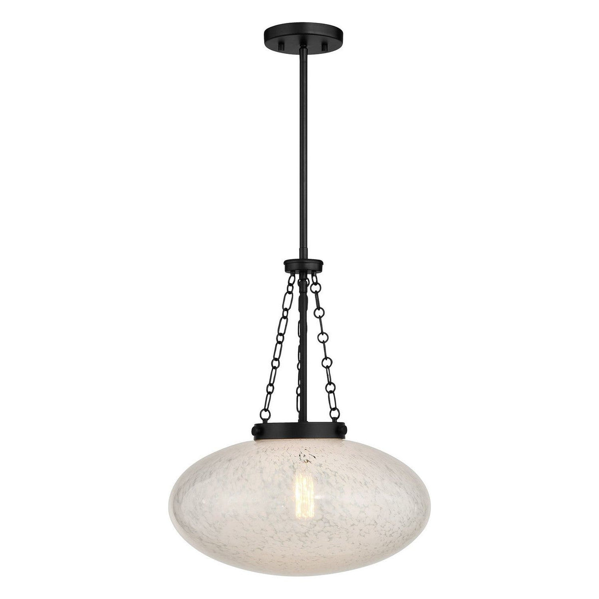 Savoy House - 7-1740-1-89 - One Light Pendant - Willow - Matte Black