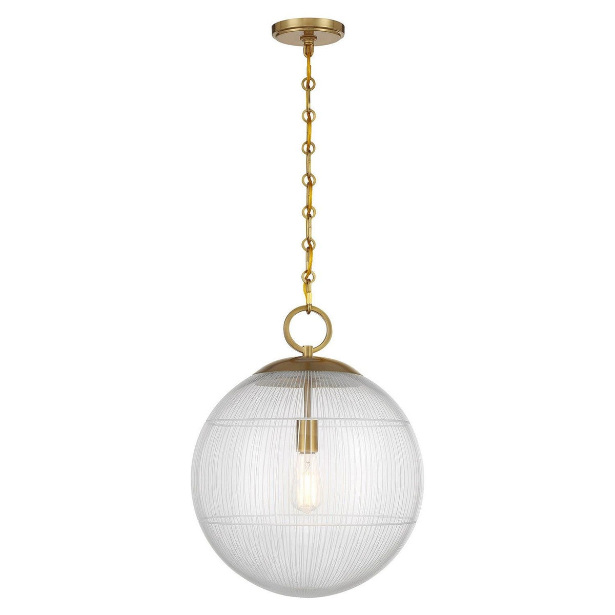 Savoy House - 7-1840-1-322 - One Light Pendant - Cabot - Warm Brass