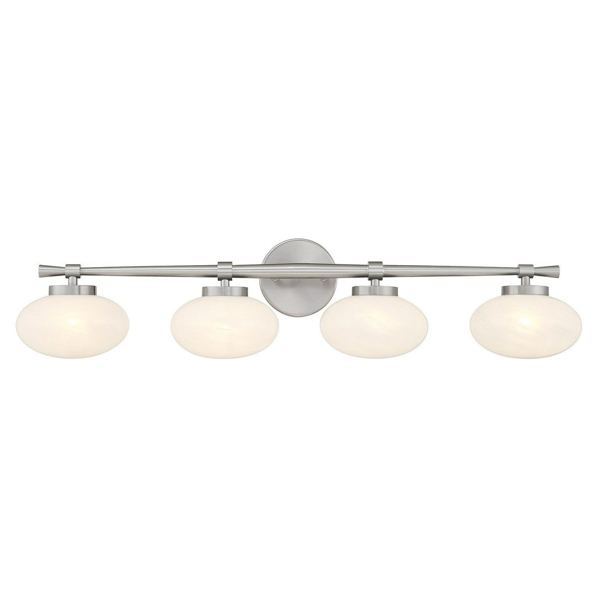 Savoy House - 8-1050-4-SN - Four Light Bathroom Vanity - Barrow - Satin Nickel