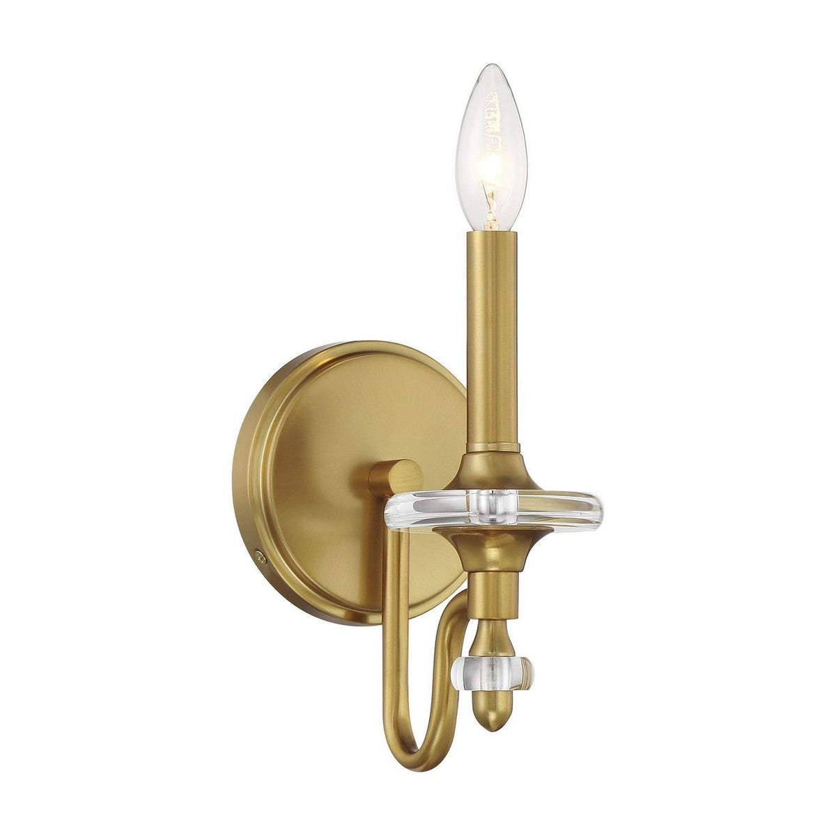 Savoy House - 9-1360-1-322 - One Light Wall Sconce - Champlain - Warm Brass