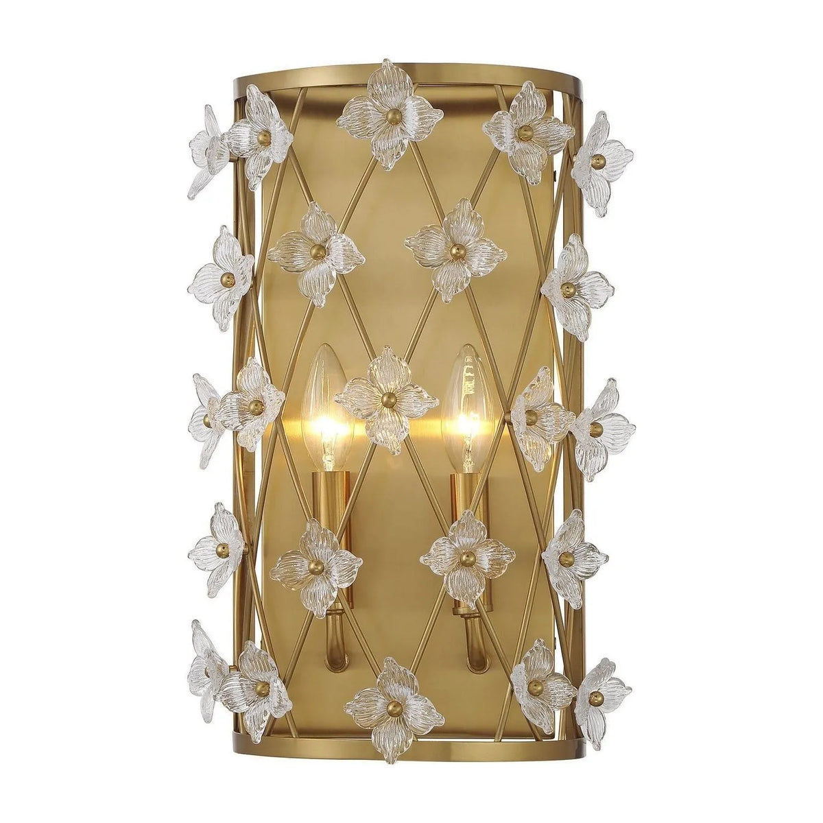 Savoy House - 9-8411-2-322 - Two Light Wall Sconce - Bailey - Warm Brass