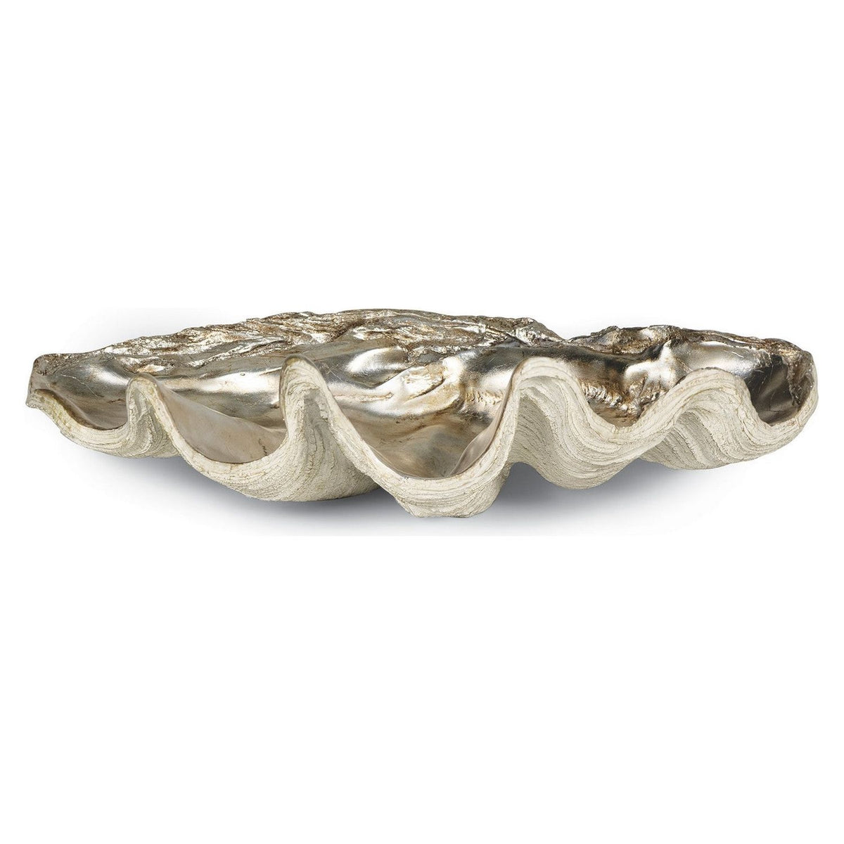 Regina Andrew - 20-1035AMBSL - Bowl - Clam - Ambered Silver Leaf