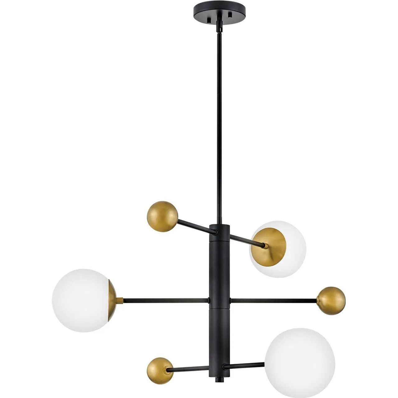 Lark - Auggie LED Chandelier - 83573BK | Montreal Lighting & Hardware