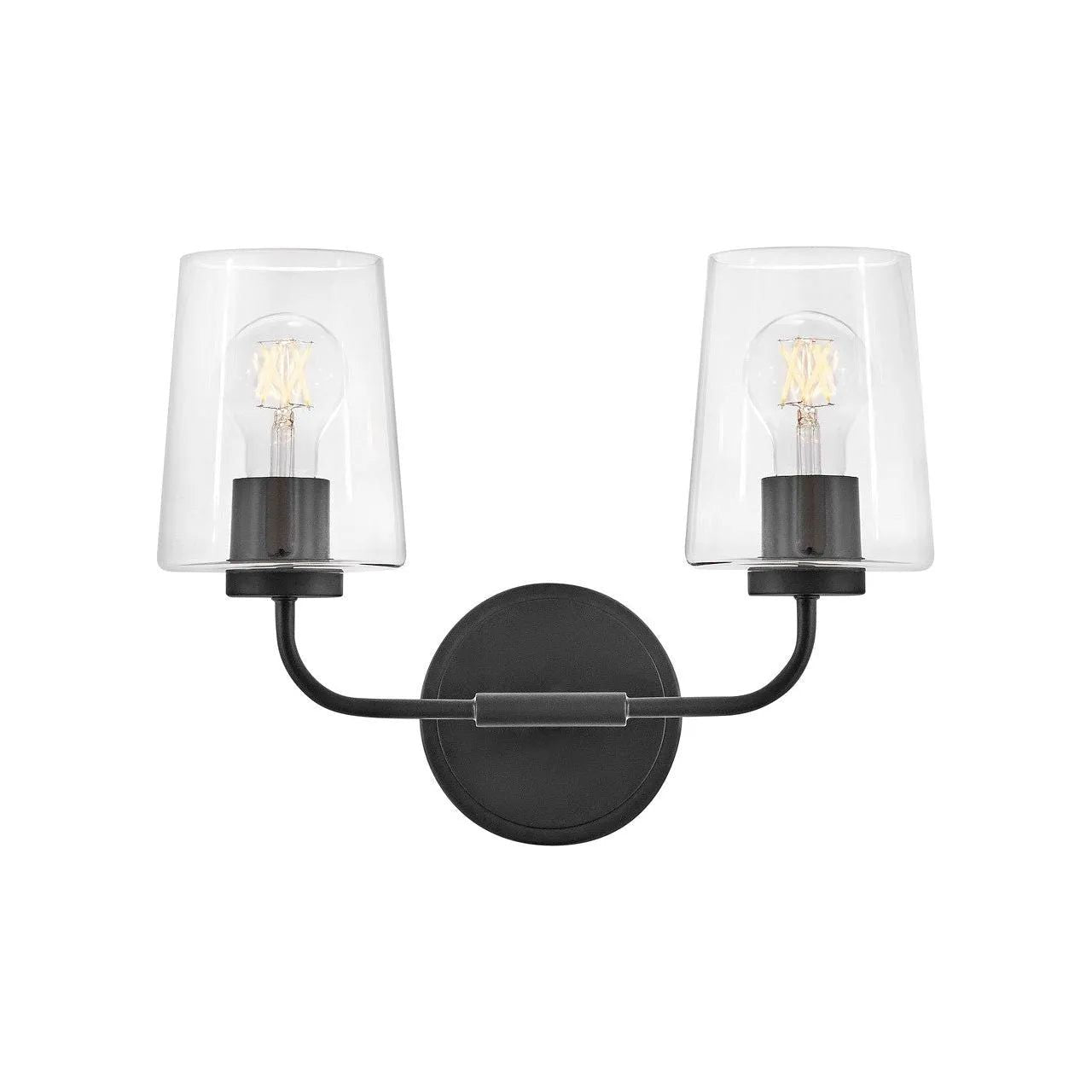 Lark - Kline LED Vanity - 853452BK-CL | Montreal Lighting & Hardware