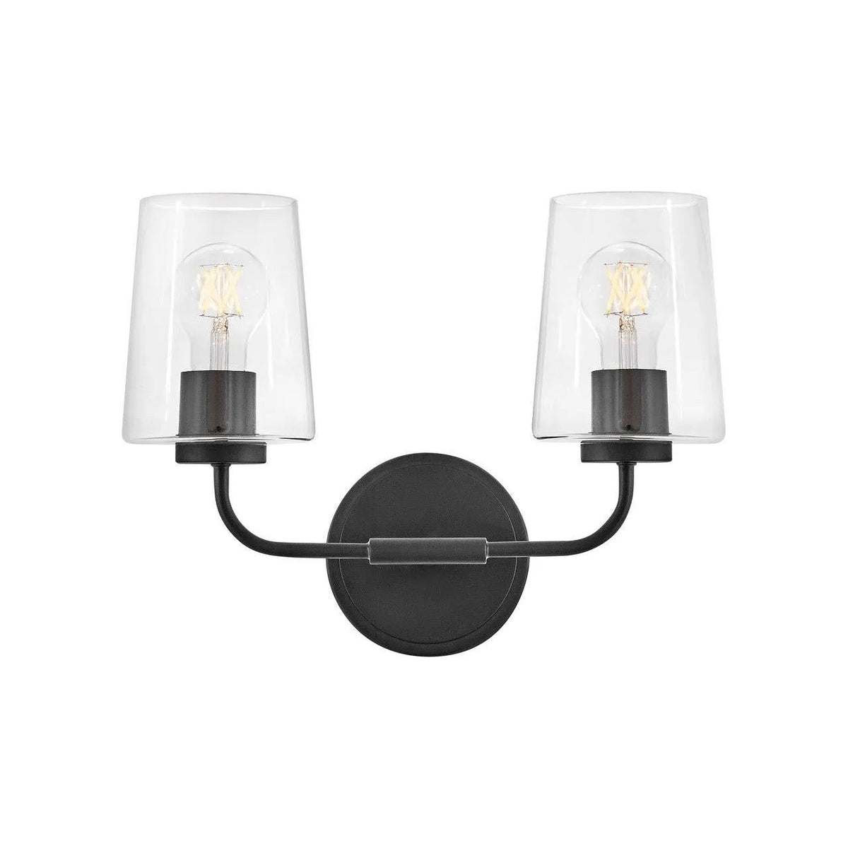 Lark - Kline LED Vanity - 853452BK-CL | Montreal Lighting & Hardware