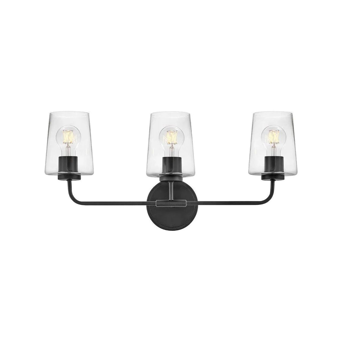 Lark - Kline LED Vanity - 853453BK-CL | Montreal Lighting & Hardware