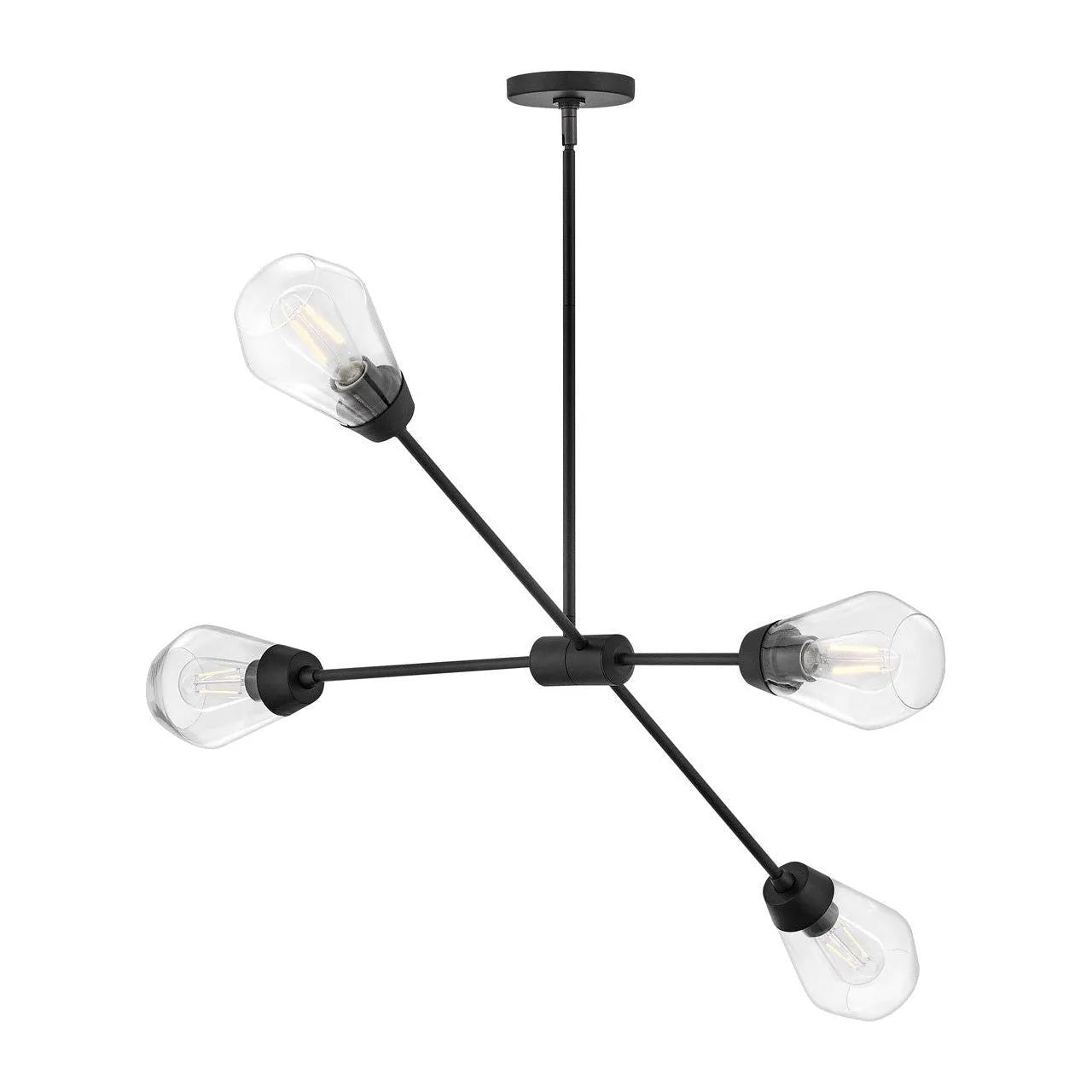 Lark - Livie LED Chandelier - 83584BK | Montreal Lighting & Hardware