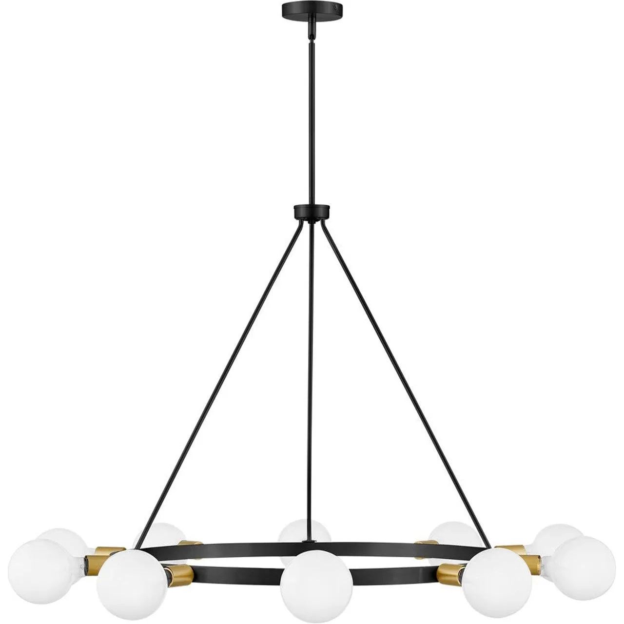 Lark - Orla LED Chandelier - 83610BK | Montreal Lighting & Hardware