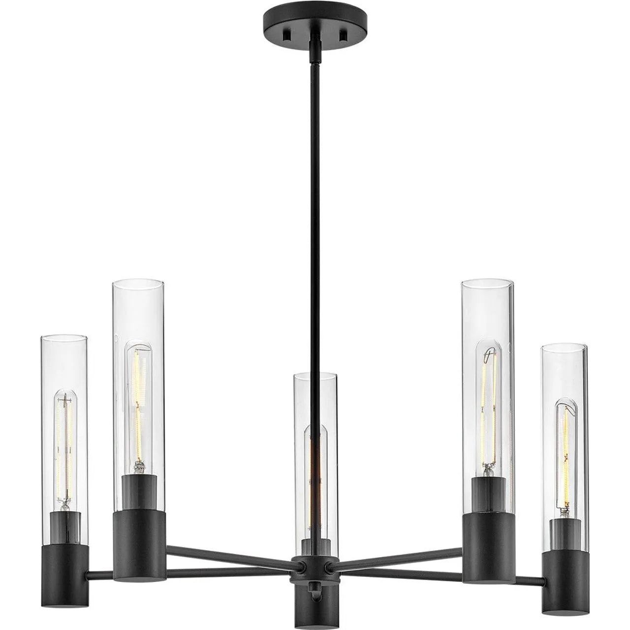 Lark - Shea LED Chandelier - 85405BK | Montreal Lighting & Hardware