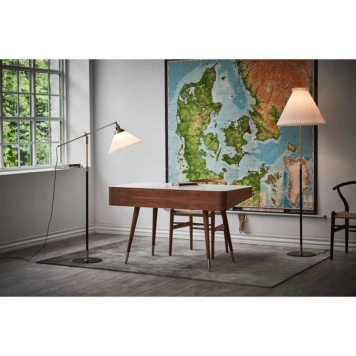 Le Klint - Model 349 Floor Lamp - LK-349PA | Montreal Lighting & Hardware