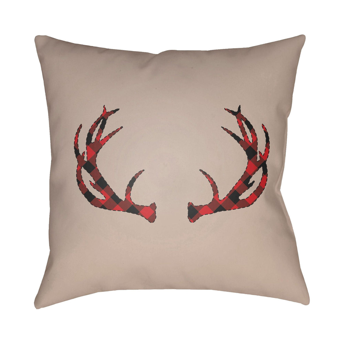 Livabliss - Antlers Accent Pillow - PLAID036-1818 | Montreal Lighting & Hardware