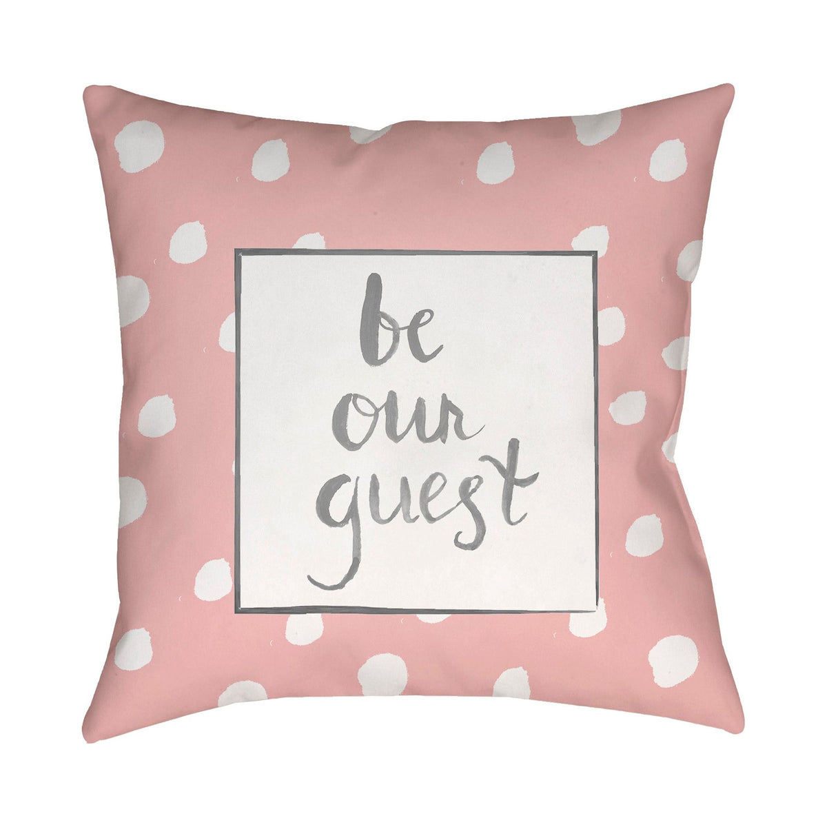 Livabliss - Be Our Guest Accent Pillow - QTE001-1818 | Montreal Lighting & Hardware